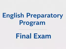 İngilizce Hazırlık Programı Final Programı